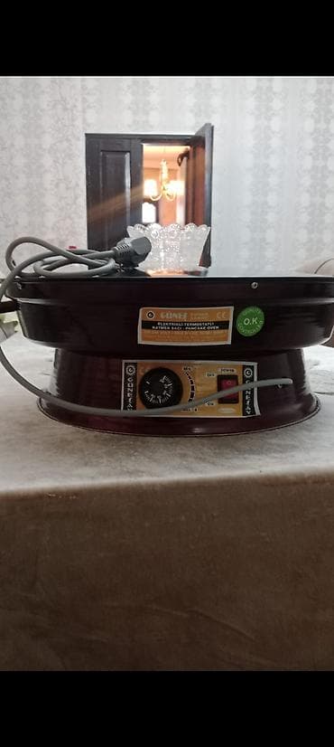 Çəkisi 4.5 kq.Sac Diametri 50 sm. Spiralı qalın soba spiralıdır, ten — 1