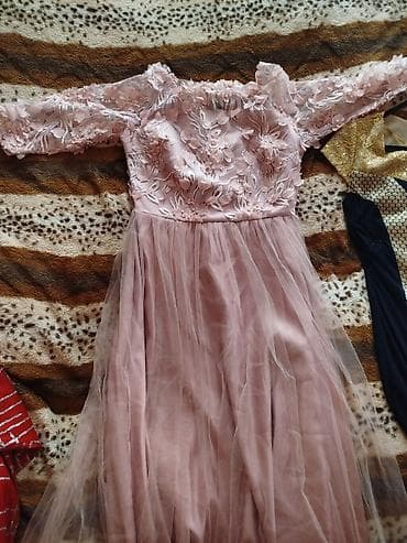 mini donlar: Zərif ziyafət donu - Rəng: tünd lacivərt, qızılı detallar - Model — 4