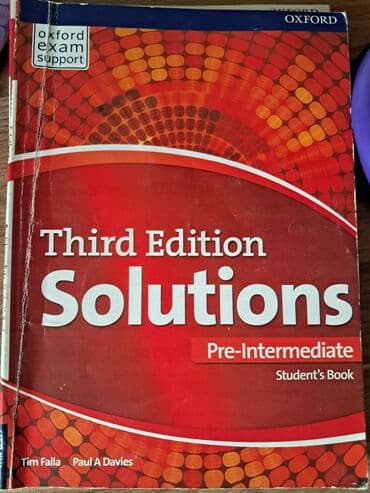 Məhsul: Oxford “Solutions” Third Edition – Pre-Intermediate Student’s lalafo.az -da Məhsul: Oxford “Solutions” Third Edition – Pre-Intermediate Student’s