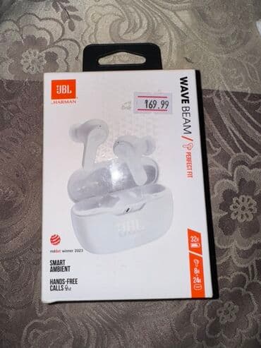 Simsiz (Bluetooth) Qulaqcıqlar, JBL, rəng - Ağ lalafo.az -da Simsiz (Bluetooth) Qulaqcıqlar, JBL, rəng - Ağ