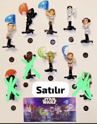 Star Wars Kinder, kinder joy tematikası üzrə fiqur dəsti – müxtəlif lalafo.az -da Star Wars Kinder, kinder joy tematikası üzrə fiqur dəsti – müxtəlif