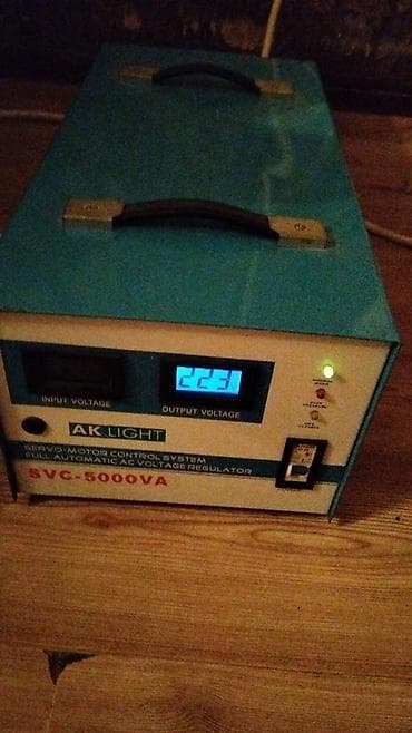 AK LIGHT SVC-5000VA — tam avtomatik AC gərginlik tənzimləyicisi lalafo.az -da AK LIGHT SVC-5000VA — tam avtomatik AC gərginlik tənzimləyicisi