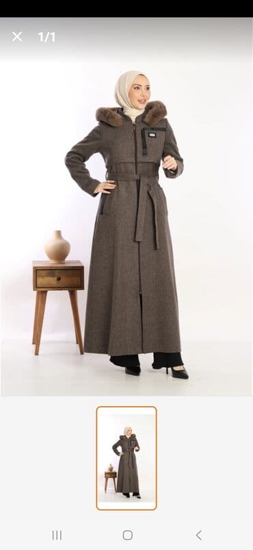 Kapşünlü Palto🧥 Ölçü-48 isti tüklənməyən kumaş yumşaqdı kapşünü lalafo.az -da Kapşünlü Palto🧥 Ölçü-48 isti tüklənməyən kumaş yumşaqdı kapşünü