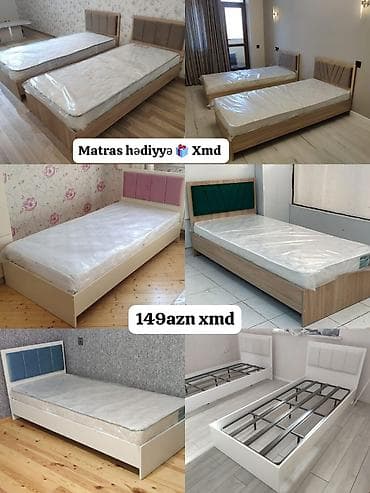 Tək nəfərlik çarpayılar – müxtəlif başlıq dizaynları (stoffla üzlü lalafo.az -da Tək nəfərlik çarpayılar – müxtəlif başlıq dizaynları (stoffla üzlü
