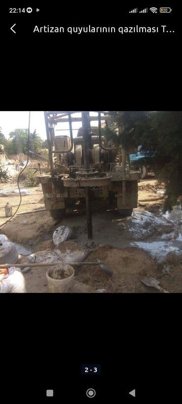 Xidmət: Artizan (artezian) su quyularının qazılması Təsvir: - Sahə və lalafo.az -da — 2 Xidmət: Artizan (artezian) su quyularının qazılması Təsvir: - Sahə və — 2