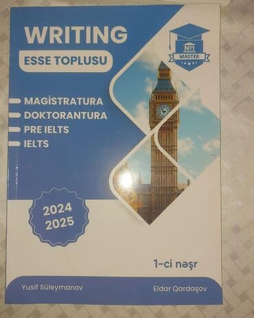 Məhsul: “Writing – Esse Toplusu” (2024–2025), 1-ci nəşr Müəlliflər lalafo.az -da Məhsul: “Writing – Esse Toplusu” (2024–2025), 1-ci nəşr Müəlliflər