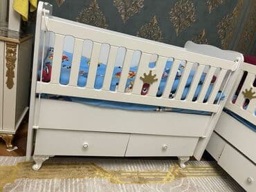 Oğlan və qız üçün, Dördbucaq, Beşik, Dəstsiz, Matras ilə, Yellənmə mexanizmsiz lalafo.az -da Oğlan və qız üçün, Dördbucaq, Beşik, Dəstsiz, Matras ilə, Yellənmə mexanizmsiz