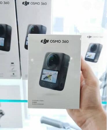 DJI Osmo 360 aksiya kamerası Tam olaraq yenidir Əsas xüsusiyyətlər: - lalafo.az -da DJI Osmo 360 aksiya kamerası Tam olaraq yenidir Əsas xüsusiyyətlər: -