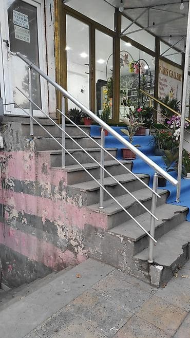 Paslanmayan poladdan (inox) pilləkən məhəccəri - Material: yüksək lalafo.az -da Paslanmayan poladdan (inox) pilləkən məhəccəri - Material: yüksək