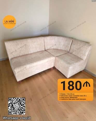 Künc divan, Açılan, Parça, Şəhərdaxili pulsuz çatdırılma lalafo.az -da Künc divan, Açılan, Parça, Şəhərdaxili pulsuz çatdırılma