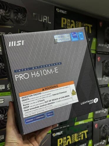 Ana Platası MSI MSI Pro H610M-E DDR5, Yeni lalafo.az -da Ana Platası MSI MSI Pro H610M-E DDR5, Yeni