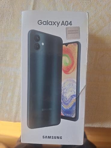 Samsung Galaxy A04, 64 GB, rəng - Qara, İki sim kartlı lalafo.az -da Samsung Galaxy A04, 64 GB, rəng - Qara, İki sim kartlı