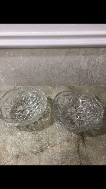 Konfet qabları Xrustal Sovet vaxtının qabları lalafo.az -da Konfet qabları Xrustal Sovet vaxtının qabları