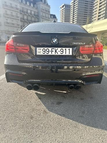 BMW 328d, sedan, qara rəng. - Dizel mühərrik (328d) – güclü və lalafo.az -da BMW 328d, sedan, qara rəng. - Dizel mühərrik (328d) – güclü və