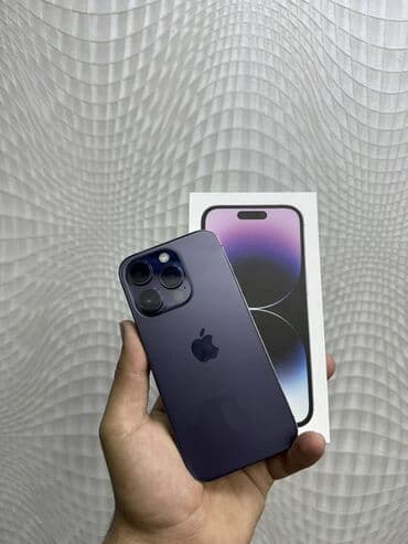 IPhone 14 Pro, 256 GB, Deep Purple, Face ID lalafo.az -da IPhone 14 Pro, 256 GB, Deep Purple, Face ID