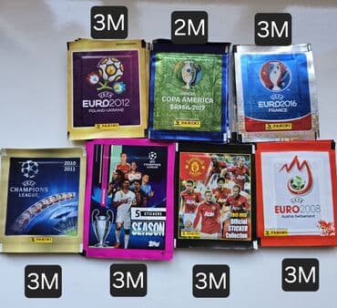 Kolleksiya üçün futbol stiker paketləri seti Markalar: Panini və lalafo.az -da Kolleksiya üçün futbol stiker paketləri seti Markalar: Panini və