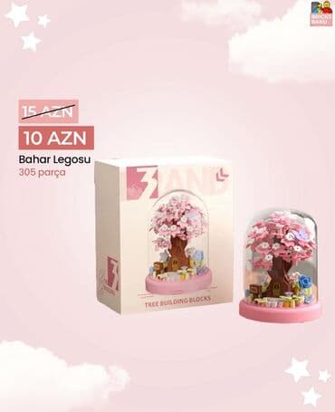 Konstruksiya oyuncaqları – tematik dəstlər - Bahar Legosu – 305 lalafo.az -da Konstruksiya oyuncaqları – tematik dəstlər - Bahar Legosu – 305