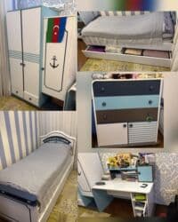 Oğlan üçün, İşlənmiş, 2 təknəfərlik çarpayı, Yazı masası, Komod lalafo.az -da Oğlan üçün, İşlənmiş, 2 təknəfərlik çarpayı, Yazı masası, Komod