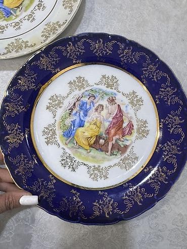 Boşqablar, rəng - Göy, Farfor lalafo.az -da Boşqablar, rəng - Göy, Farfor