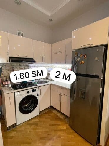 Mətbəx mebeli dəsti - Ölçülər: bir tərəf 1.80 m, digər tərəf 2.00 m lalafo.az -da Mətbəx mebeli dəsti - Ölçülər: bir tərəf 1.80 m, digər tərəf 2.00 m