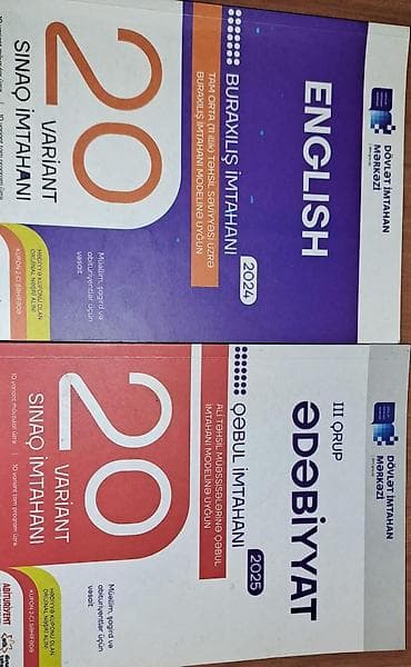 Ingilis dili "20 Sınaq" Ədəbiyyat 20 Sınaq at lalafo.az Ingilis dili "20 Sınaq" Ədəbiyyat 20 Sınaq