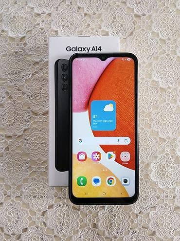 Samsung Galaxy A14, rəng - Qara, Barmaq izi lalafo.az -da Samsung Galaxy A14, rəng - Qara, Barmaq izi