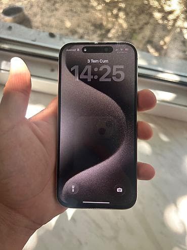 IPhone 15 Pro, 128 GB, Natural Titanium lalafo.az -da IPhone 15 Pro, 128 GB, Natural Titanium