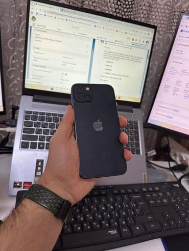 IPhone 13, 128 GB, Qara, Face ID lalafo.az -da IPhone 13, 128 GB, Qara, Face ID