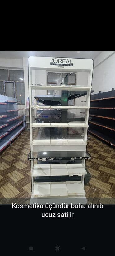 Mağaza vitrinləri və kosmetika stendi, - Tip: Mağaza üçün metal rəf lalafo.az -da Mağaza vitrinləri və kosmetika stendi, - Tip: Mağaza üçün metal rəf