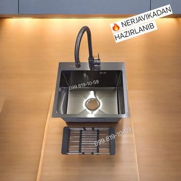 Mətbəx çanaqları: Yeni Kvadrat Mətbəx çanağı, Şkafsız, Paslanmaz polad, Pulsuz çatdırılma lalafo.az -da — 5 Mətbəx çanaqları: Yeni Kvadrat Mətbəx çanağı, Şkafsız, Paslanmaz polad, Pulsuz çatdırılma — 5