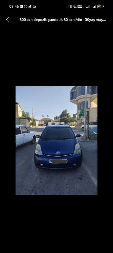 Günlük, Toyota, Depozitlə, Qalmamaq şərti ilə lalafo.az -da Günlük, Toyota, Depozitlə, Qalmamaq şərti ilə