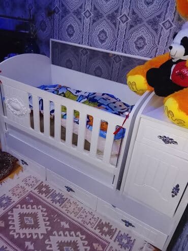 Oğlan və qız üçün, Beşik, Komod lalafo.az -da Oğlan və qız üçün, Beşik, Komod