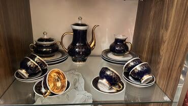 Çay dəsti, rəng - Göy, Farfor, 6 nəfərlik lalafo.az -da Çay dəsti, rəng - Göy, Farfor, 6 nəfərlik