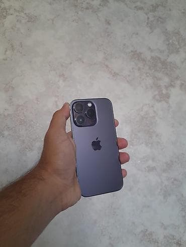 IPhone 14 Pro, 128 GB, Deep Purple, Simsiz şarj, Face ID lalafo.az -da IPhone 14 Pro, 128 GB, Deep Purple, Simsiz şarj, Face ID