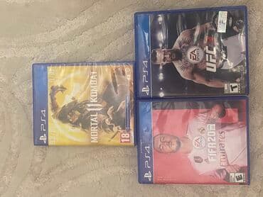 PS 4 UCUN:FIFA20,TAPILMIYAN UFC 3,MK 11 IDEAL VEZIYETDE MK 11-25 azn lalafo.az -da PS 4 UCUN:FIFA20,TAPILMIYAN UFC 3,MK 11 IDEAL VEZIYETDE MK 11-25 azn