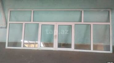 PVC plastik pəncərə-vitrin dəsti - Ağ rəngli PVC profil çərçivə - lalafo.az -da PVC plastik pəncərə-vitrin dəsti - Ağ rəngli PVC profil çərçivə -