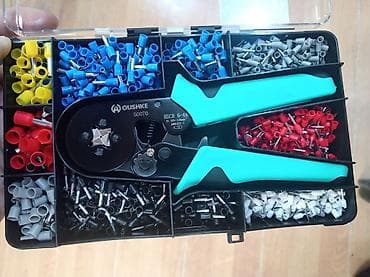 OUSHIKE Professional Terminal Crimping Pliers Set - Komplekt: sıxma lalafo.az -da OUSHIKE Professional Terminal Crimping Pliers Set - Komplekt: sıxma