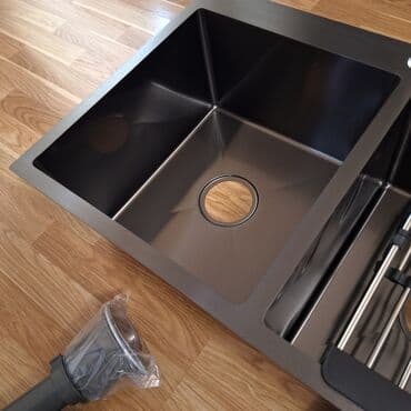 Бачки для унитаза: Новый Прямоугольная Кухонная мойка, Без шкафа, Нержавейка, Бесплатная доставка at lalafo.az — 4 Бачки для унитаза: Новый Прямоугольная Кухонная мойка, Без шкафа, Нержавейка, Бесплатная доставка — 4