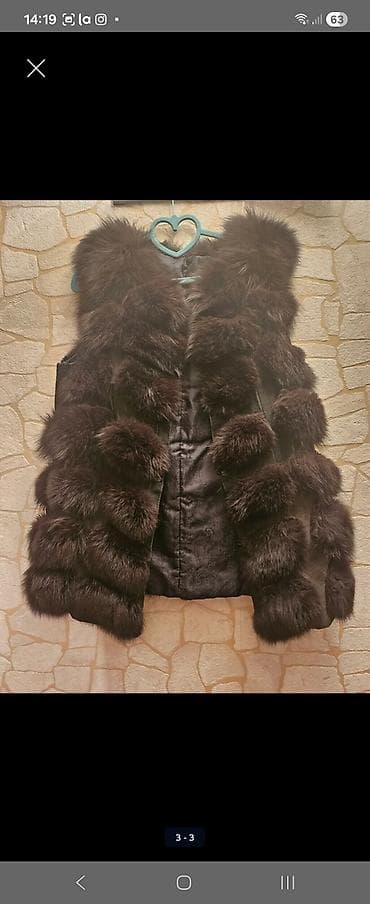 Qadınlar üçün tük kürk jilet - Rəng: tünd qəhvəyi/şabalıd - Dizayn: ön lalafo.az -da Qadınlar üçün tük kürk jilet - Rəng: tünd qəhvəyi/şabalıd - Dizayn: ön