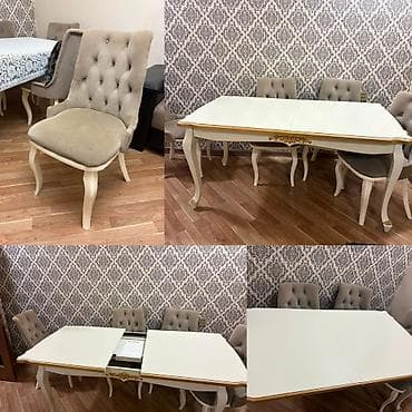 Masa dəsti satılır 350₼. 6 oturacaq var. üzərii maşın boyası. y lalafo.az -da Masa dəsti satılır 350₼. 6 oturacaq var. üzərii maşın boyası. y