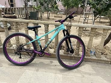 Dağ velosipedi – hardtail - Çərçivə: yüngül alaşımlı, türkuaz rəng - lalafo.az -da Dağ velosipedi – hardtail - Çərçivə: yüngül alaşımlı, türkuaz rəng -