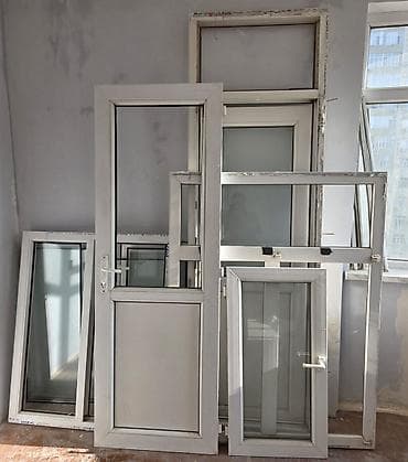 Plastik (PVC) qapı-pəncərə dəsti - Ağ rəngli PVC profillərdən lalafo.az -da Plastik (PVC) qapı-pəncərə dəsti - Ağ rəngli PVC profillərdən