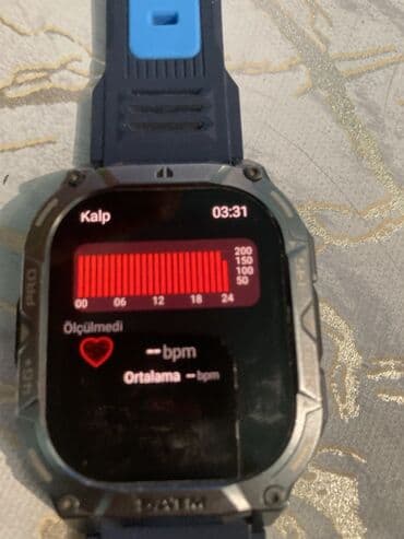 Запонки: Смарт часы, Умные, Водонепроницаемый, цвет - Голубой at lalafo.az — 3 Запонки: Смарт часы, Умные, Водонепроницаемый, цвет - Голубой — 3