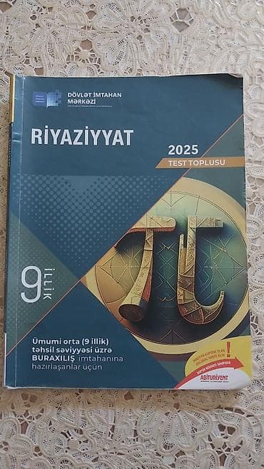 Riyaziyyat – 2025 Test Toplusu (DİM) - 9 illik ümumi orta təhsil lalafo.az -da Riyaziyyat – 2025 Test Toplusu (DİM) - 9 illik ümumi orta təhsil