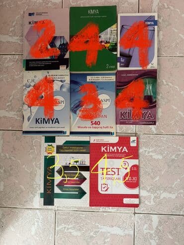 Kimyaya aid test kitabları və qaydalar satılır. Hər birinin qiyməti lalafo.az -da Kimyaya aid test kitabları və qaydalar satılır. Hər birinin qiyməti