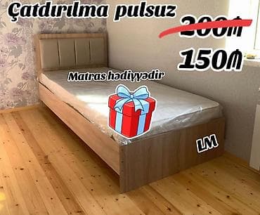*Tək çarpayı+matras🎁* _*SİFARİŞLƏ VƏ YENİ*_ *Qiymət : 150₼*(1ədədi) lalafo.az -da *Tək çarpayı+matras🎁* _*SİFARİŞLƏ VƏ YENİ*_ *Qiymət : 150₼*(1ədədi)