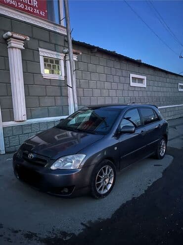 Toyota Corolla hatchback (E12) – tünd boz rəng, 5 qapı. Xarici: - lalafo.az -da Toyota Corolla hatchback (E12) – tünd boz rəng, 5 qapı. Xarici: -