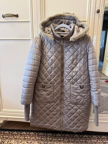 Palto, 4XL, rəng - Boz lalafo.az -da Palto, 4XL, rəng - Boz