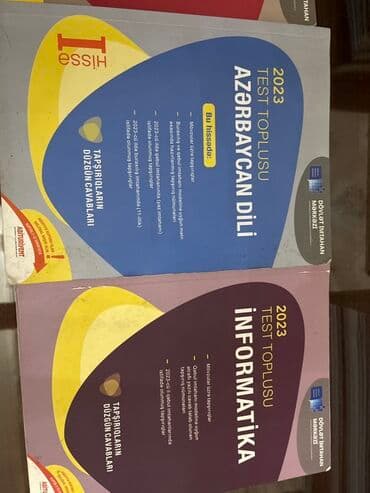 Məhsul: 2023 “Test Toplusu” kitabları – Dövlət İmtahan Mərkəzi Dəst lalafo.az -da Məhsul: 2023 “Test Toplusu” kitabları – Dövlət İmtahan Mərkəzi Dəst