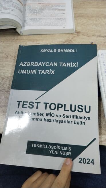 Xəyalə Əhmədli tarix test bankı. Yenidir, içi yazılmayıb lalafo.az -da Xəyalə Əhmədli tarix test bankı. Yenidir, içi yazılmayıb